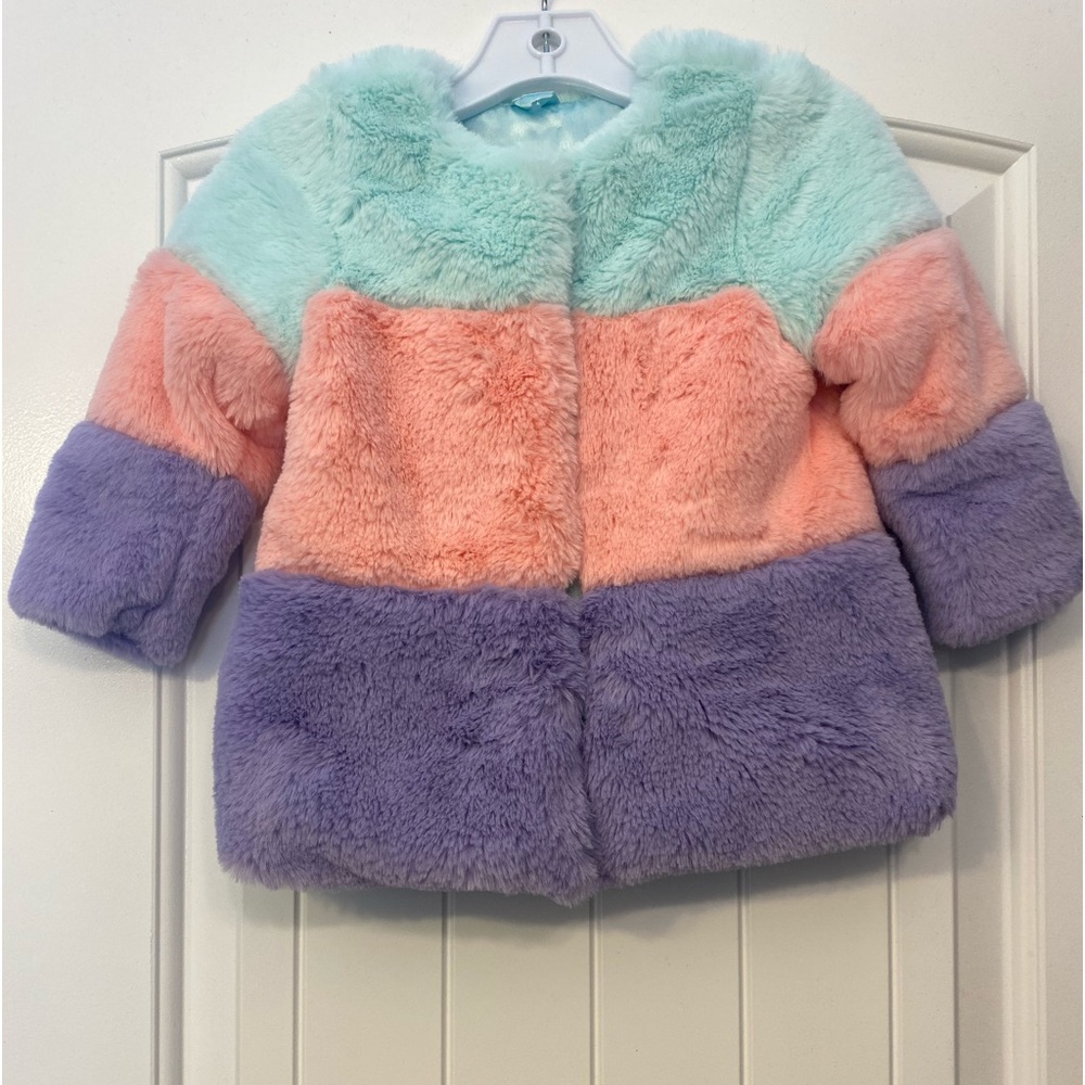 Cat & Jack fur jacket toddler girl